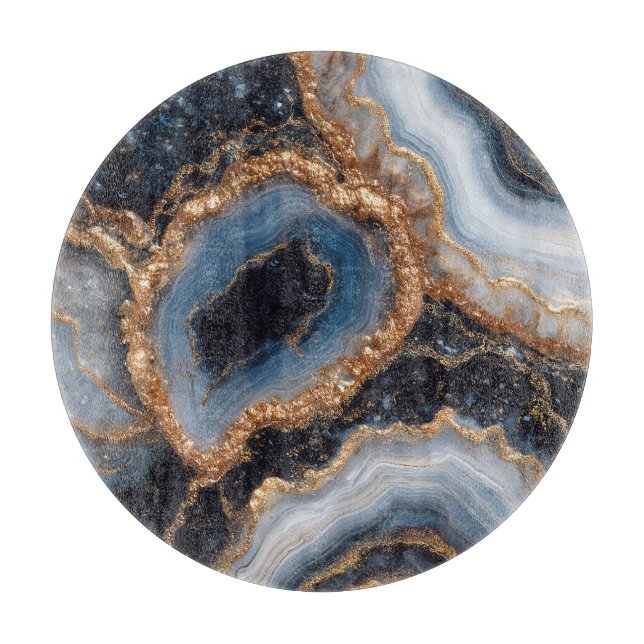 Geode-Schneidbrett Schneidebrett (Vorderseite)