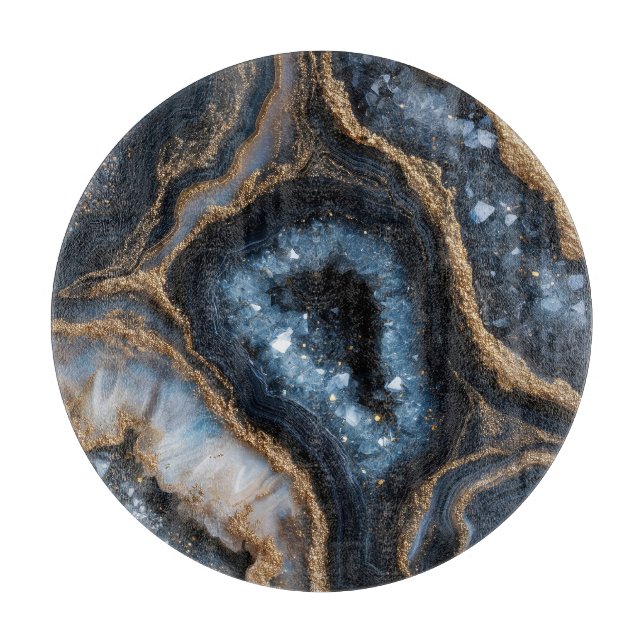 Geode-Schneidbrett Schneidebrett (Vorderseite)
