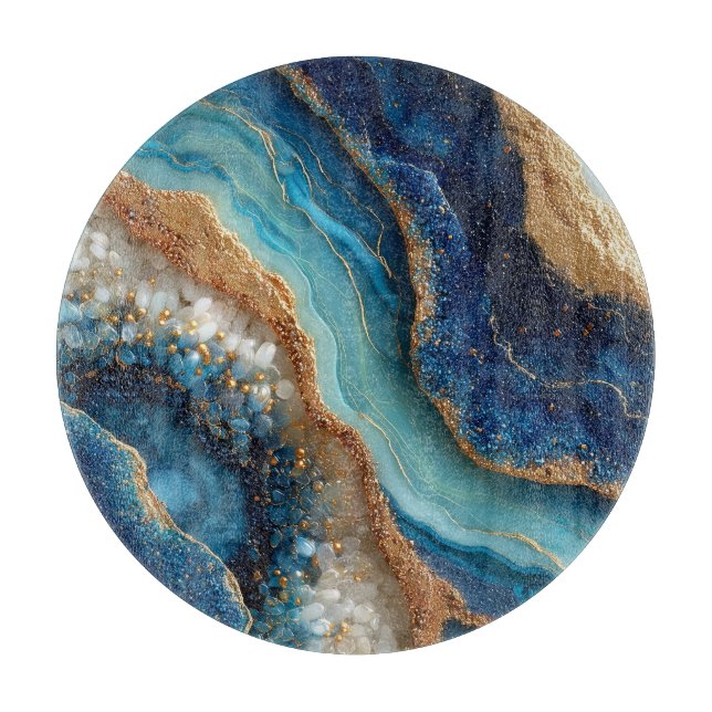 Geode-Schneidbrett Schneidebrett (Vorderseite)