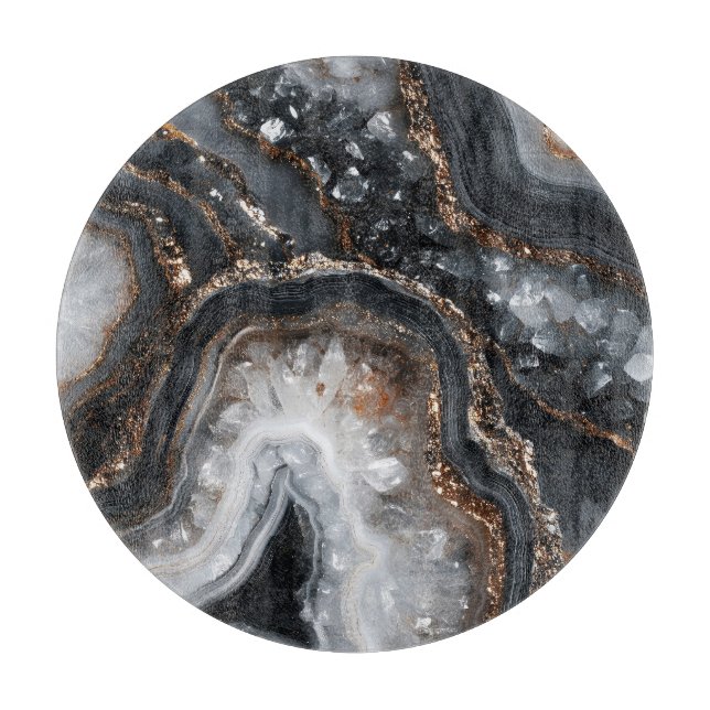 Geode-Schneidbrett Schneidebrett (Vorderseite)