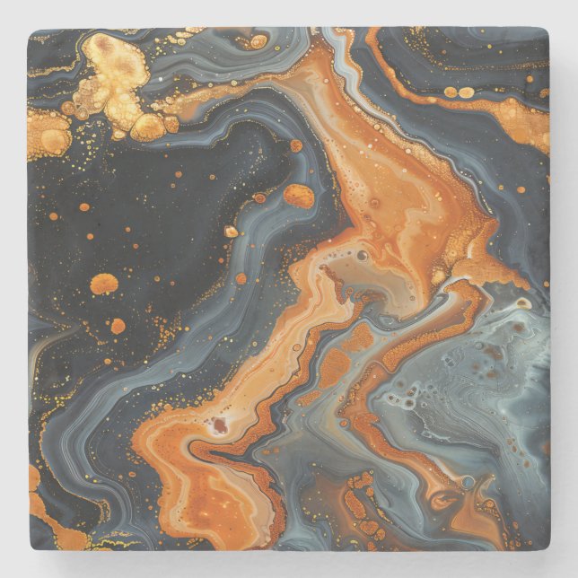 Geode Stone Untersetzer (Vorderseite)