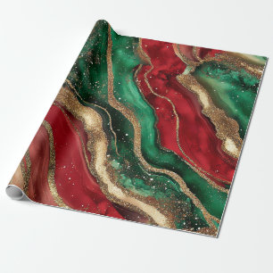 Geode-Weihnachtspapier Geschenkpapier