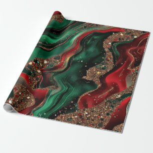 Geode-Weihnachtspapier Geschenkpapier