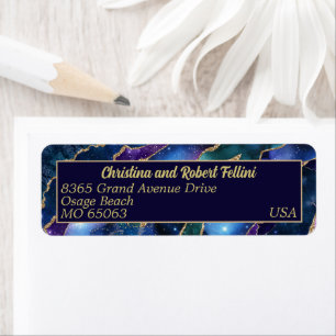 Geoden und Galaxien blauer lila rosa grüner Brauch