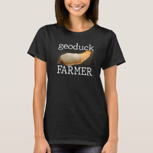 Geoduck-Züchter Muschel Klebrige Ente Geoduck-Jäg T-Shirt