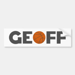 Geoff Basketball Autoaufkleber