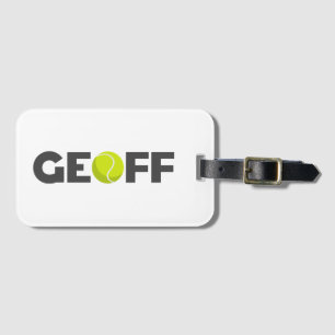 Geoff Tennis Gepäckanhänger