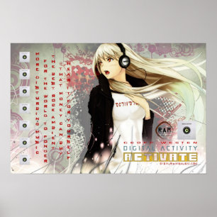 Geoff Westens Anime-Plakat Poster