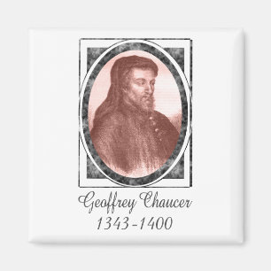 Geoffrey Chaucer Magnet