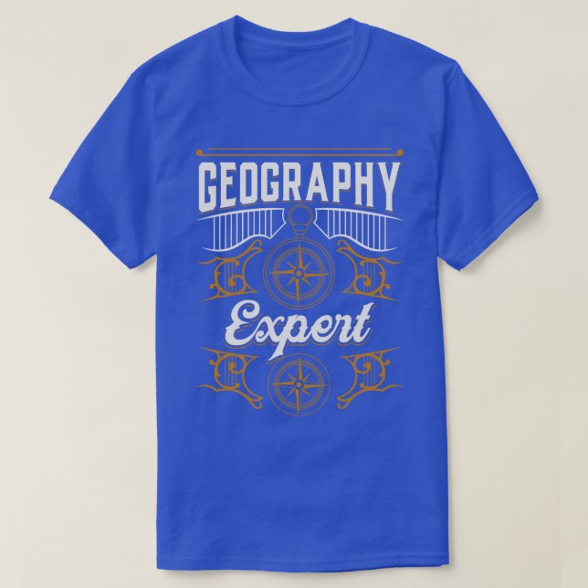 Geograf-Experte Geograf T-Shirt (Design vorne)