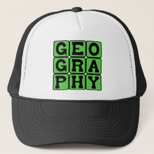 Geografie, Das Studium der Landmasse Truckerkappe