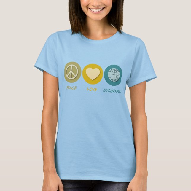 Geografie der Liebe T-Shirt (Vorderseite)