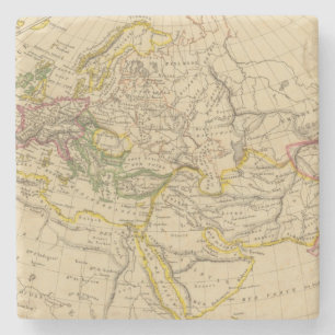Geografie der Mittelalter Steinuntersetzer
