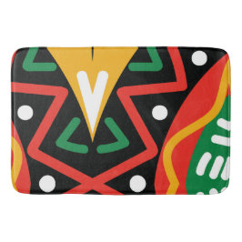 Geografie der schwarzen Geschichte Badematte