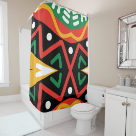 Geografie der schwarzen Geschichte Duschvorhang