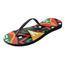 Geografie der schwarzen Geschichte Flip Flops