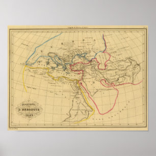 Geografie des Herodotus Poster