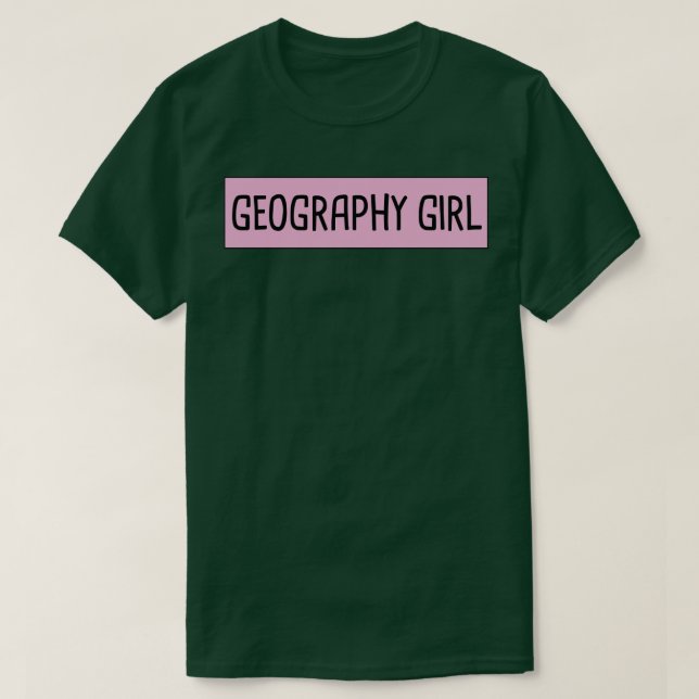 Geografie Girl 6 T-Shirt (Design vorne)