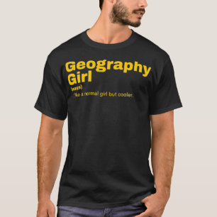 Geografie Girl Geography 2 (3) T-Shirt