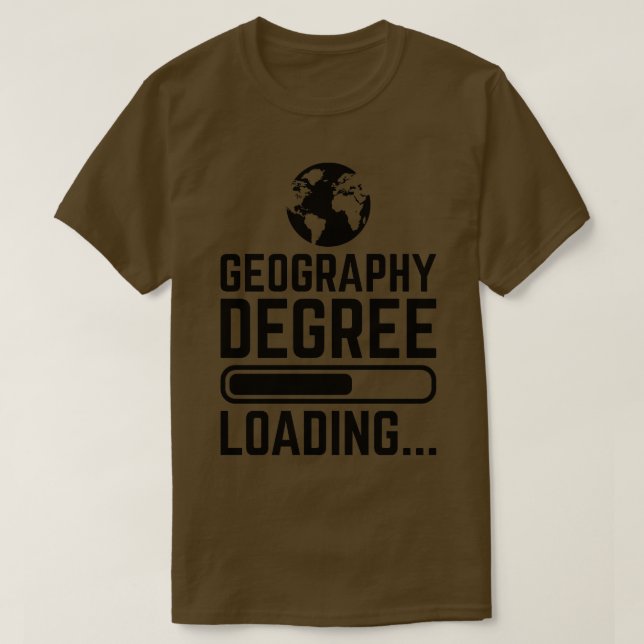 Geografie Grad der Ladung 1 T-Shirt (Design vorne)
