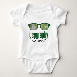 Geografie ist cool baby strampler