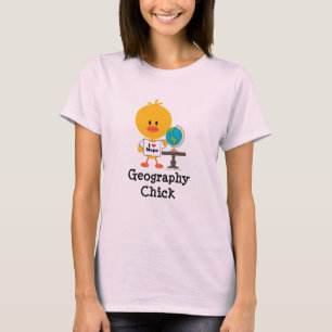 Geografie-Küken-Bio T-Shirt