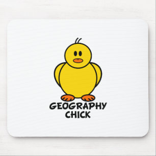 Geografie-Küken Mousepad