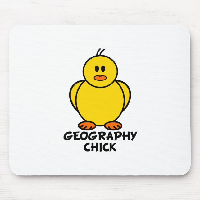 Geografie-Küken Mousepad (Vorne)