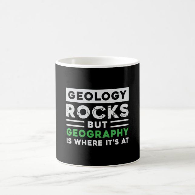 Geografie Lehrer Funny Map World Kontinente Gesche Kaffeetasse (Mittel)