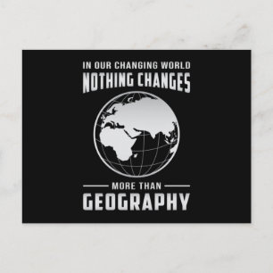Geografie Lehrer Funny Map World Kontinente Gesche Postkarte
