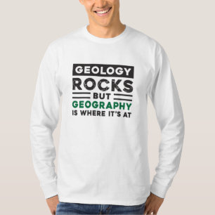 Geografie Lehrer Funny World gibt Geschenk Idee T-Shirt