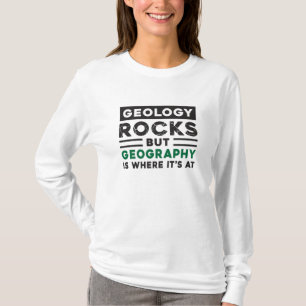 Geografie Lehrer Funny World gibt Geschenk Idee T-Shirt