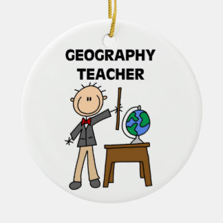 Geografie-Lehrer Keramik Ornament