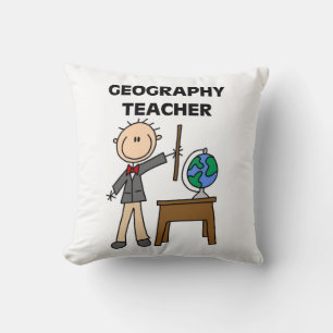 Geografie-Lehrer Kissen