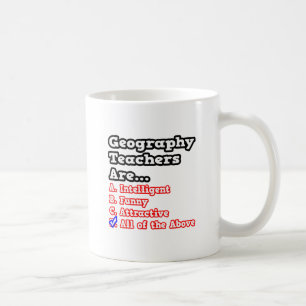Geografie-Lehrer Quiz...Joke Kaffeetasse