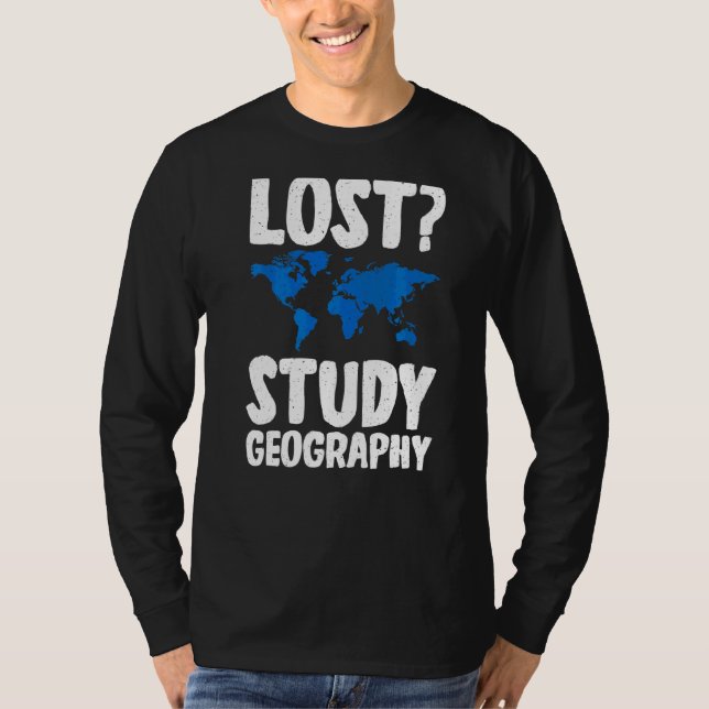 Geografie-Lehrer T-Shirt (Vorderseite)