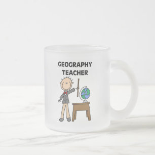 GEOGRAFIE-LEHRER T-Shirts und Geschenke Mattglastasse