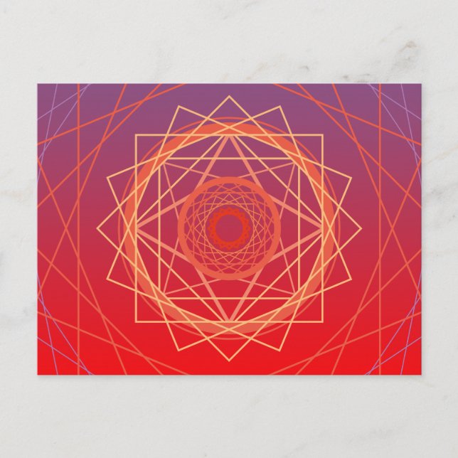 Geografie Postkarte (Vorderseite)