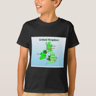 Geografie, Sozialstudien, Vereinigtes Königreich, T-Shirt