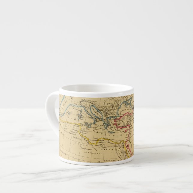 Geografie von Herodotus Espressotasse (Vorderseite Links)