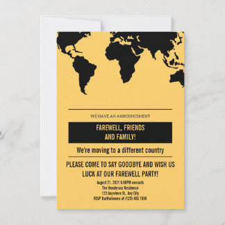 Geografische Bewegungsanzeige Ankündigung