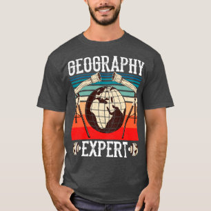 Geografische Expertin Geogeographin Student 1 T-Shirt