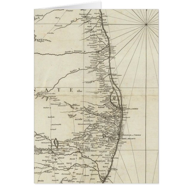Geografische Karte Indiens (Vorne)