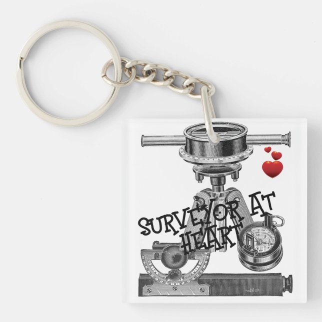 GEOGRAFISCHE MASSNAHME DER LANDÜBERWACHUNG SCHLÜSSELANHÄNGER (Vorderseite)