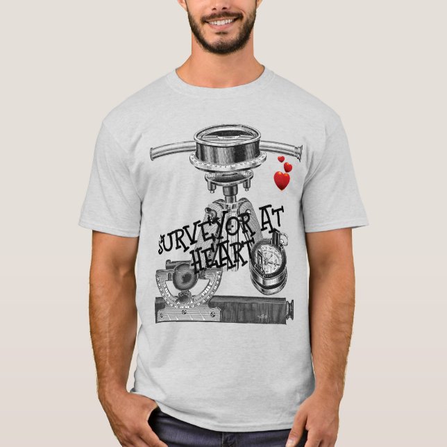 GEOGRAFISCHE MASSNAHME DER LANDÜBERWACHUNG T-Shirt (Vorderseite)