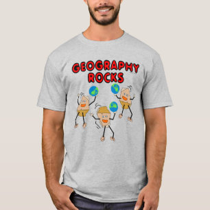 Geografische Steine T-Shirt
