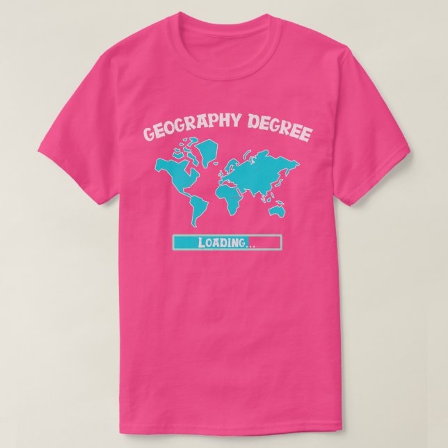 Geografischer Abschluss als Lehrer 3 T-Shirt (Design vorne)