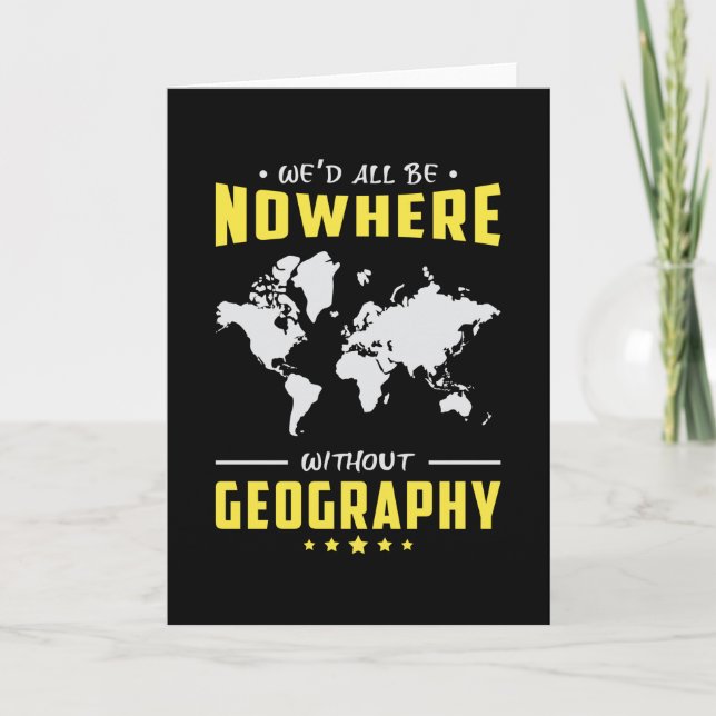 Geografischer Lehrer Funny World - Kontinente Karte (Vorderseite)