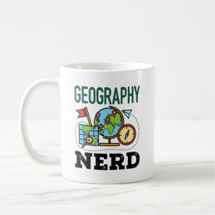 Geografischer Nerd Kaffeetasse