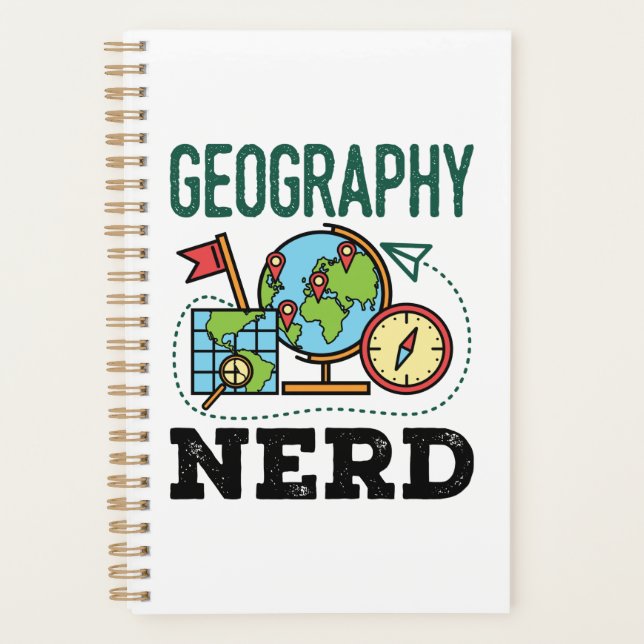 Geografischer Nerd Planer (Vorderseite)